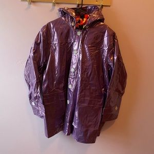 Bob Mackie Wearable Art Purple Raincoat Size 3X